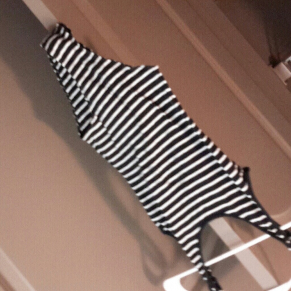 Striped one piece